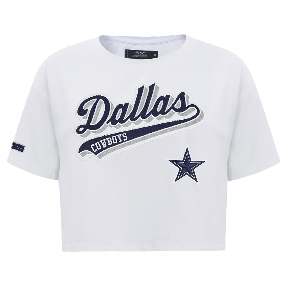 PLAYERA NFL DALLAS COWBOYS SCRIPT TAIL PARA MUJER