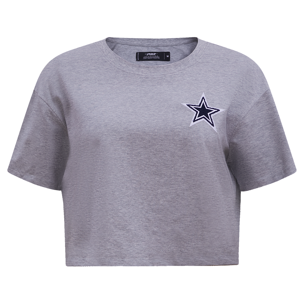PLAYERA CROP NFL DALLAS COWBOYS CLASSIC ESSENTIALS PARA MUJER