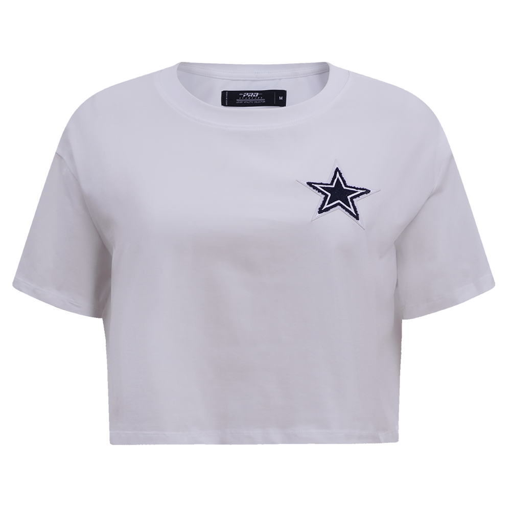 PLAYERA CROP NFL DALLAS COWBOYS CLASSIC ESSENTIALS PARA MUJER