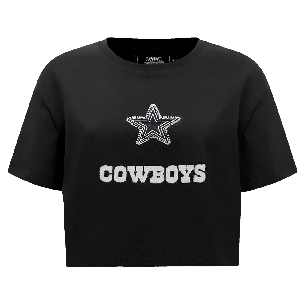 PLAYERA CROP NFL DALLAS COWBOYS PEARLS PARA MUJER