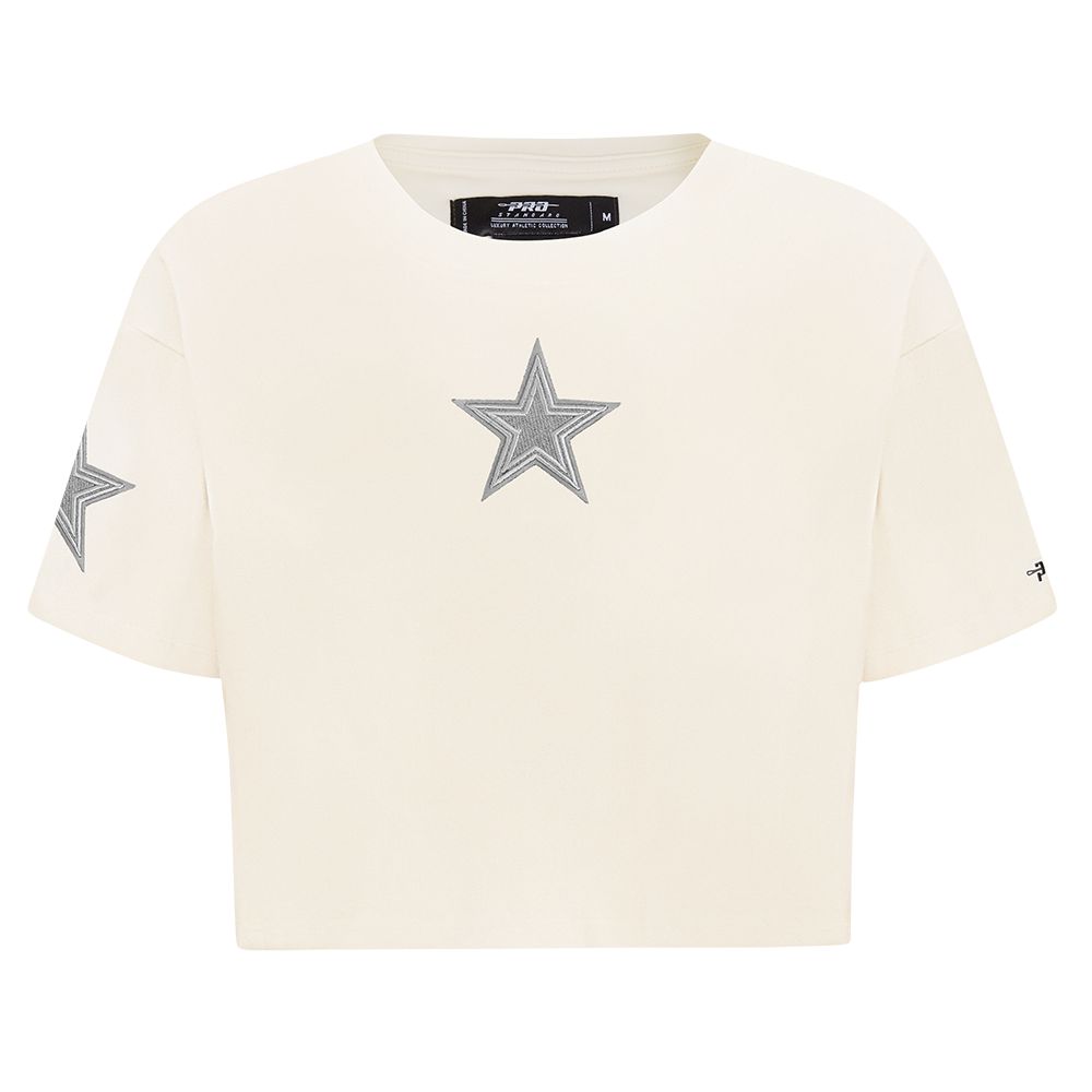 PLAYERA CROP NFL DALLAS COWBOYS REVERSE FRENCH TERRY PARA MUJER