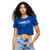 PLAYERA CROP NFL DALLAS COWBOYS RETRO ELEVATION PARA MUJER