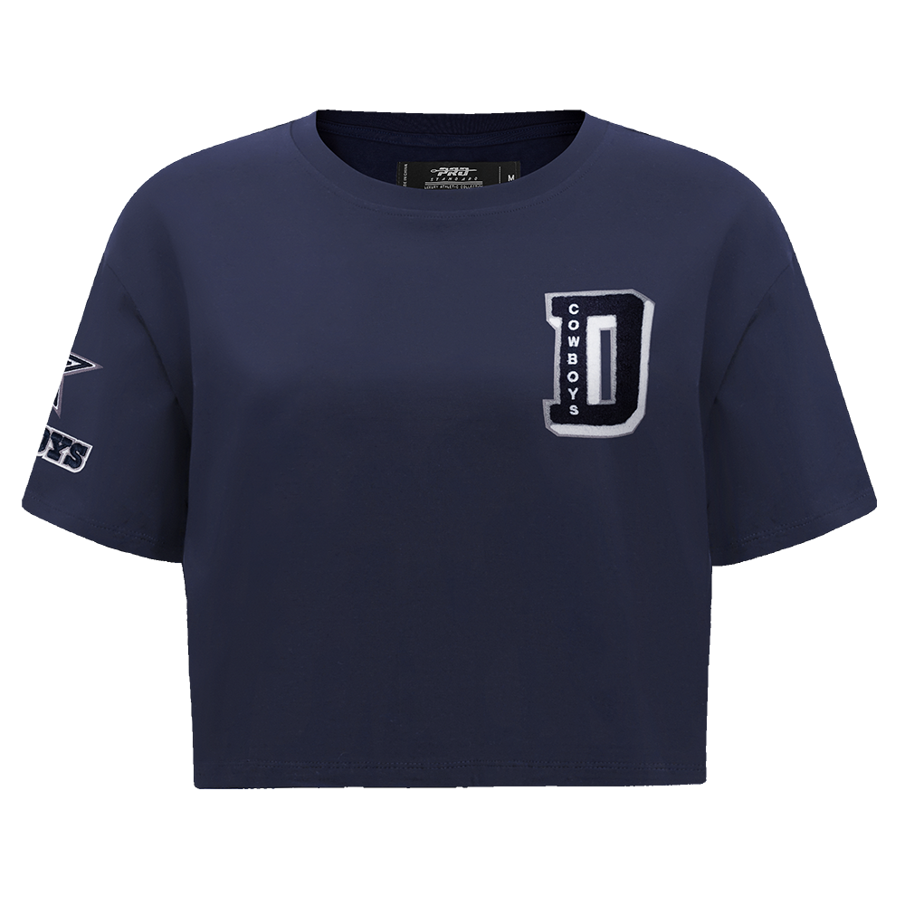 PLAYERA CROP NFL DALLAS COWBOYS MASH UP PARA MUJER