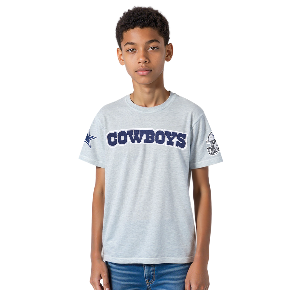 PLAYERA NFL DALLAS COWBOYS CLASSIC CHENILLE PARA NIÑO JUNIOR