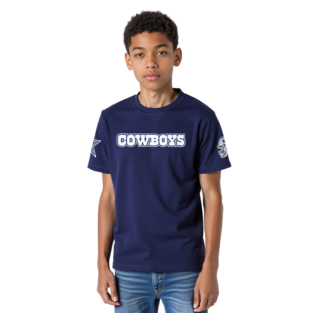PLAYERA NFL DALLAS COWBOYS CLASSIC CHENILLE PARA NIÑO JUNIOR