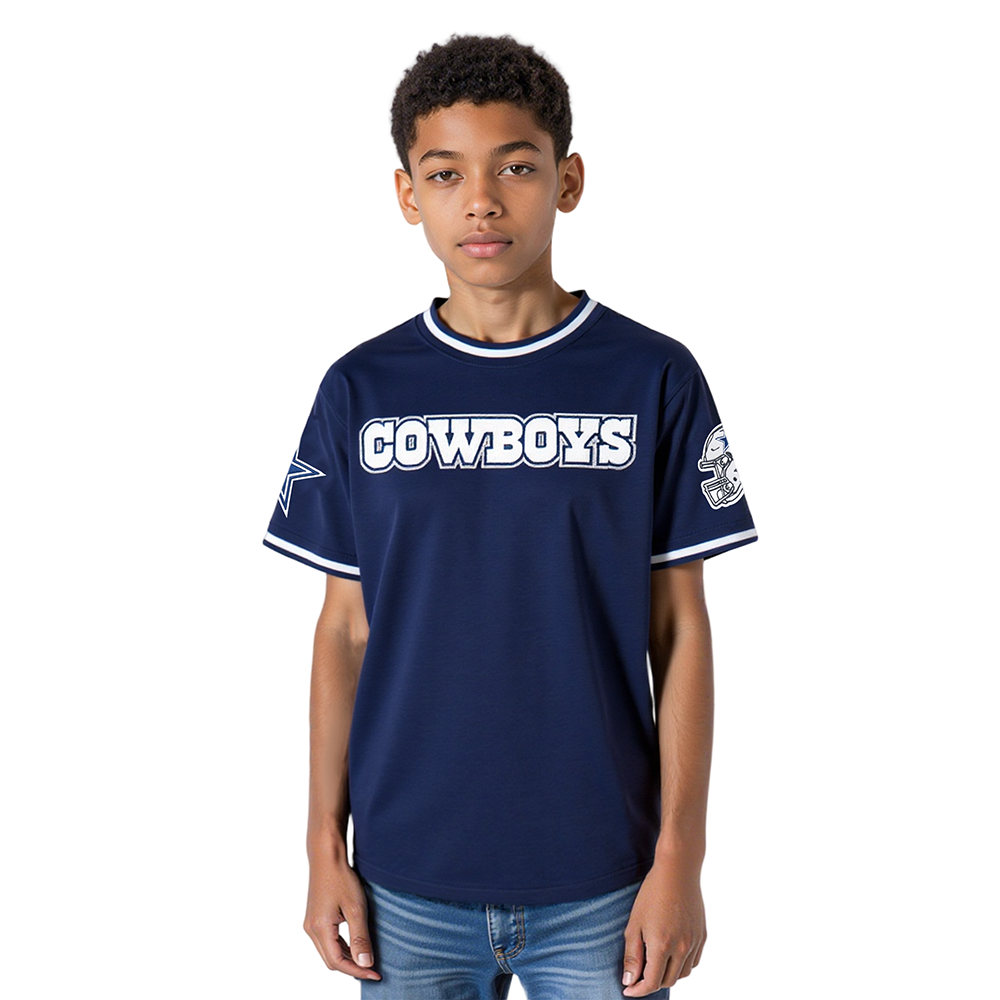 PLAYERA NFL DALLAS COWBOYS CLASSIC CHENILLE PARA NIÑO JUNIOR