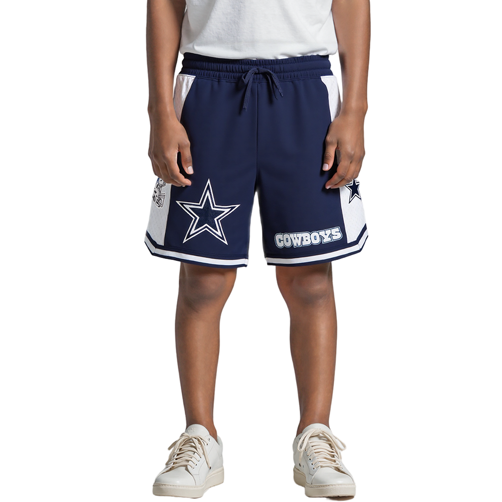 SHORTS DE MALLA NFL DALLAS COWBOYS CLASSIC CHENILLE PARA NIÑO JUNIOR