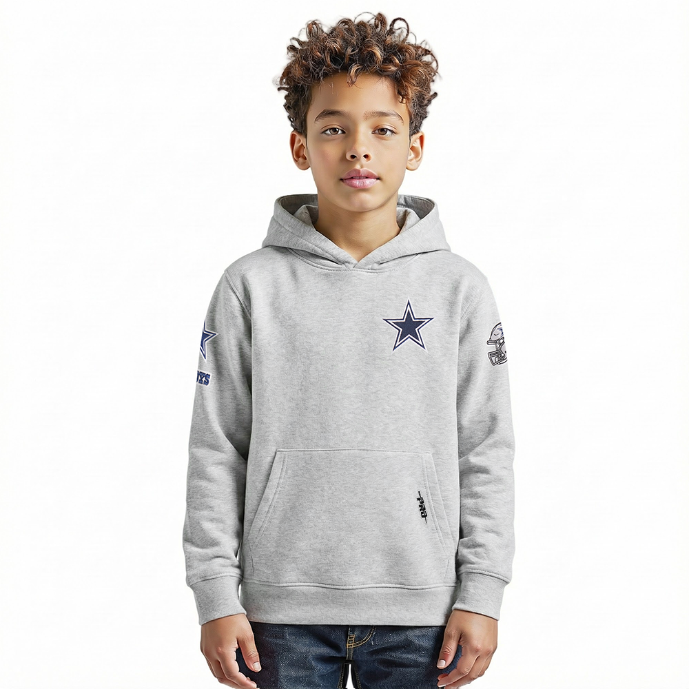 SUDADERA CON GORRO NFL DALLAS COWBOYS CLASSIC CHENILLE PARA NIÑO JUNIOR