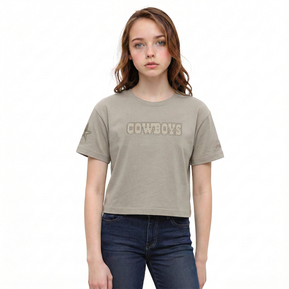 PLAYERA NFL DALLAS COWBOYS NEUTRAL PARA NIÑA JUNIOR