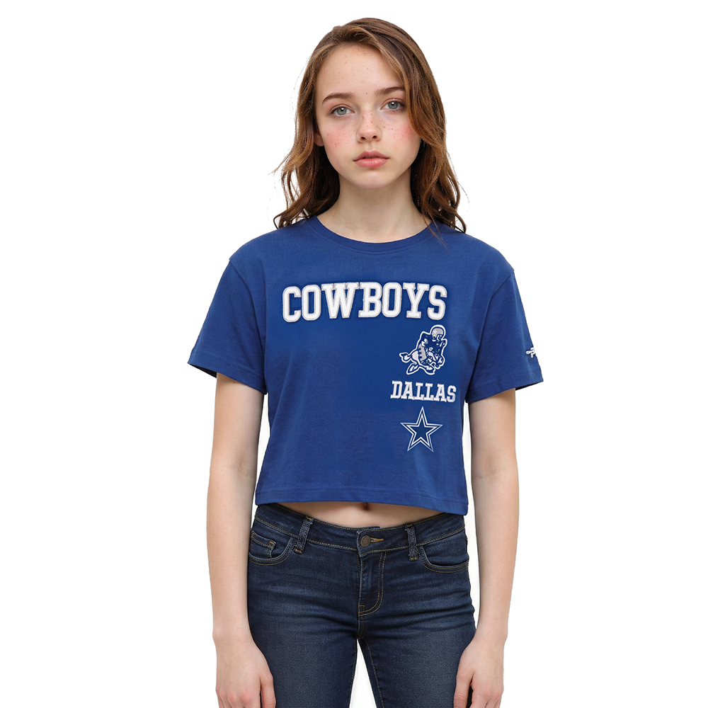 PLAYERA NFL DALLAS COWBOYS RETRO CLASSICS PARA NIÑA JUNIOR