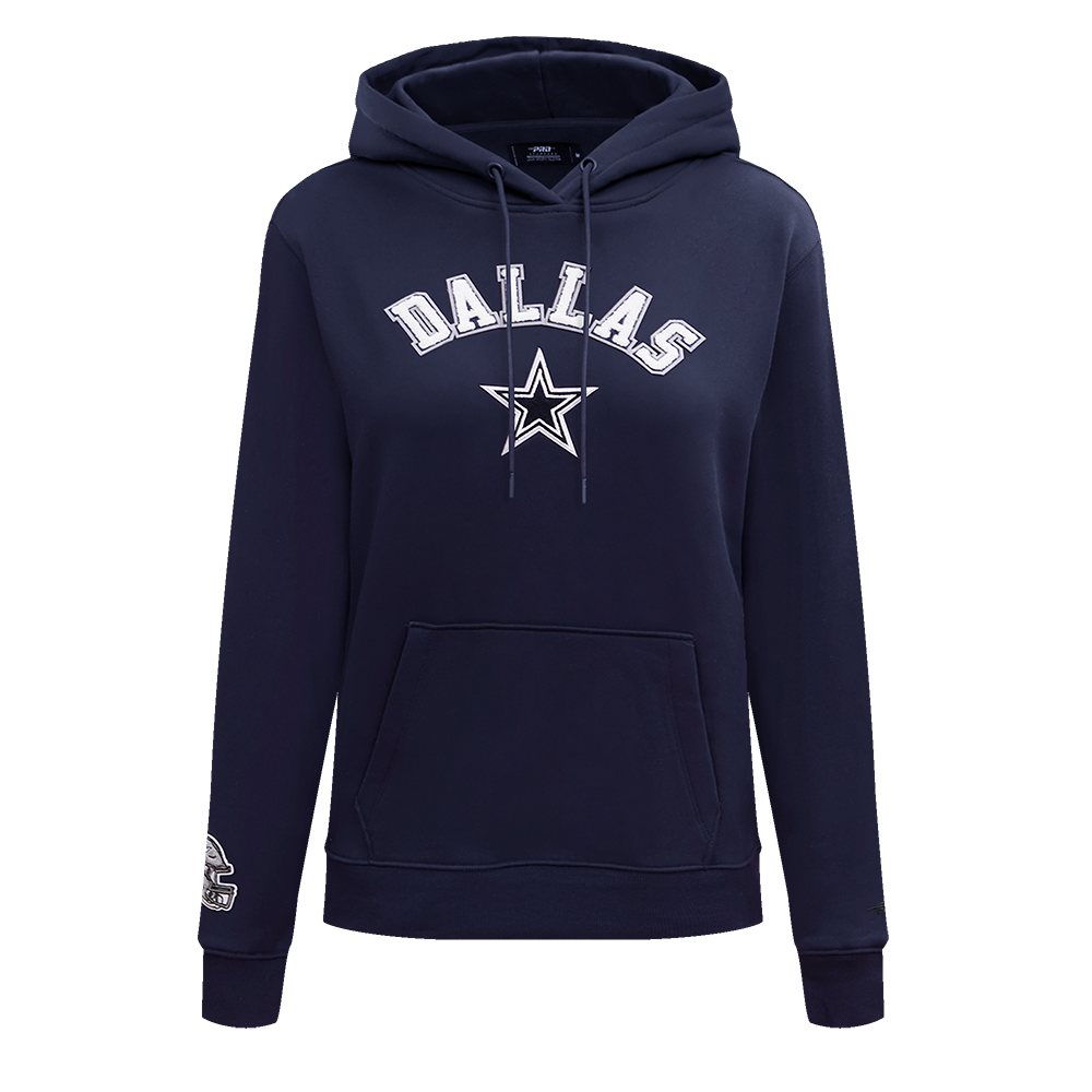SUDADERA CON GORRO NFL DALLAS COWBOYS CLASSIC ESSENTIALS PARA MUJER
