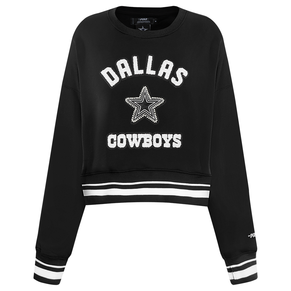 SUDADERA DE CUELLO REDONDO NFL DALLAS COWBOYS PEARLS PARA MUJER