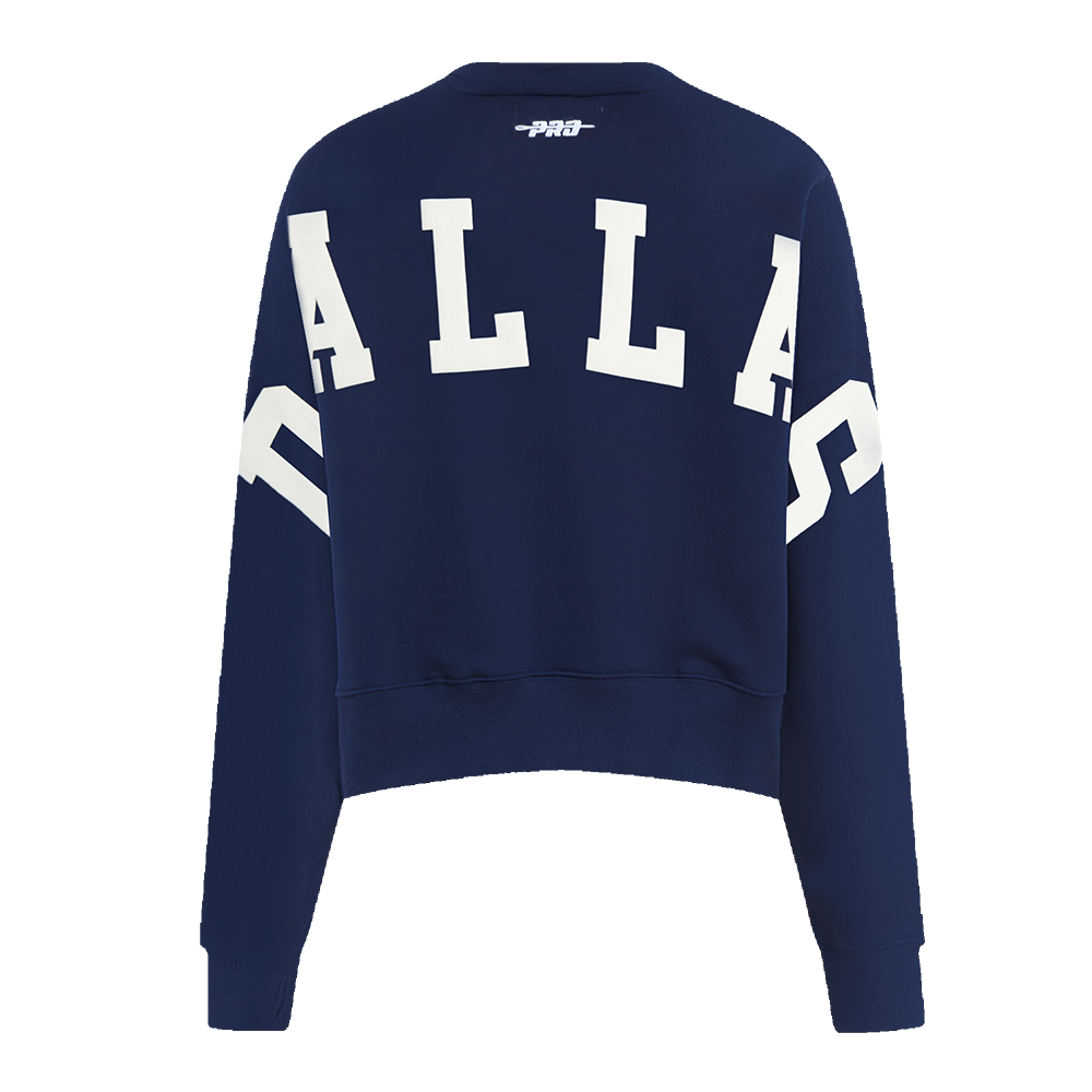 SUDADERA DE CUELLO REDONDO NFL DALLAS COWBOYS WINGSPAN PARA MUJER