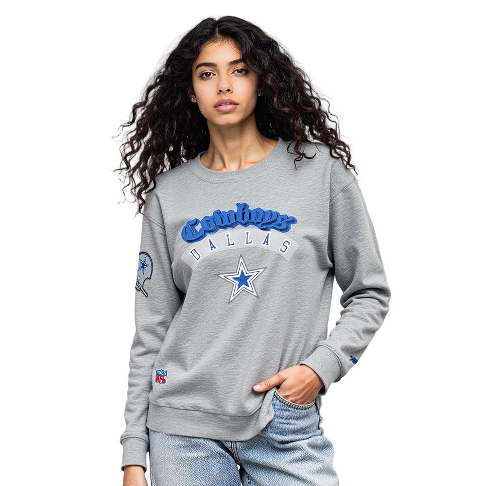 SUDADERA DE CUELLO REDONDO NFL DALLAS COWBOYS BEST OF PARA MUJER