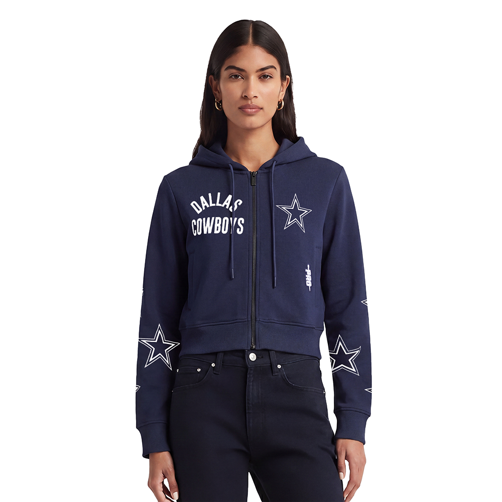 SUDADERA CON CIERRE NFL DALLAS COWBOYS ALL PRO PARA MUJER