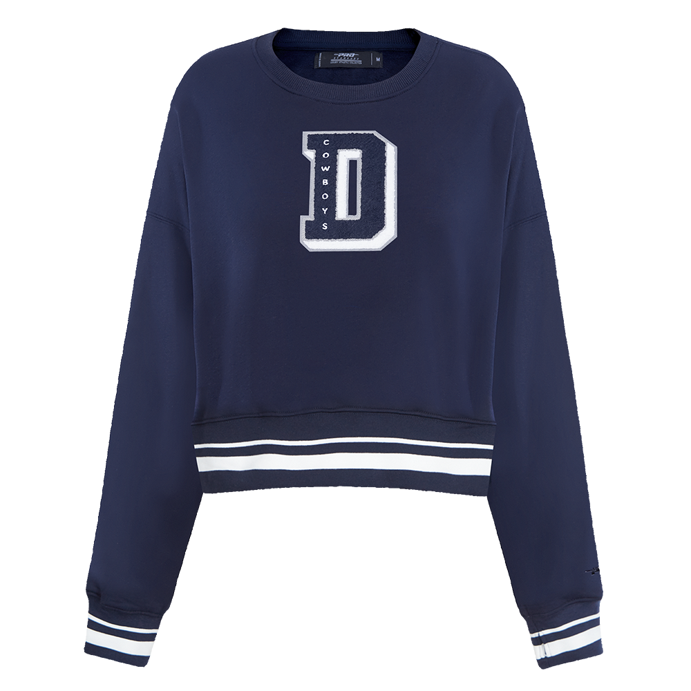 SUDADERA DE CUELLO REDONDO NFL DALLAS COWBOYS MASH UP PARA MUJER