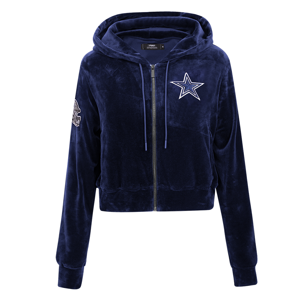 SUDADERA CON CIERRE NFL DALLAS COWBOYS CLASSIC ESSENTIALS PARA MUJER
