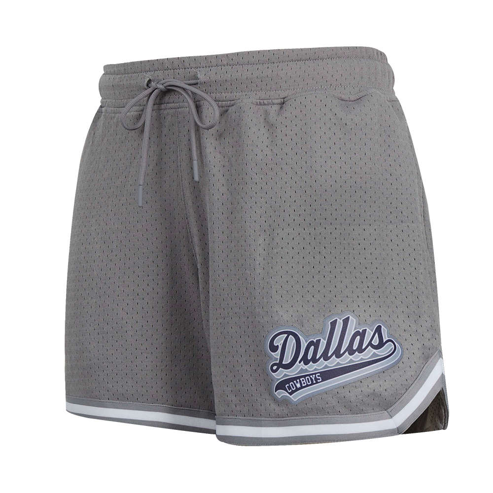 SHORTS DE MALLA NFL DALLAS COWBOYS SCRIPT TAIL PARA MUJER