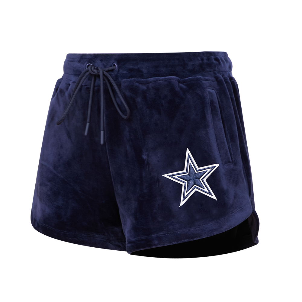 SHORTS DE BASQUETBOL NFL DALLAS COWBOYS CLASSIC ESSENTIALS PARA MUJER