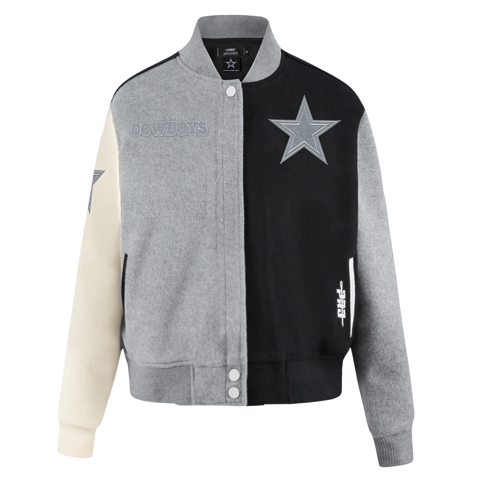 CHAMARRA UNIVERSITARIA NFL DALLAS COWBOYS REVERSE FRENCH TERRY PARA MUJER