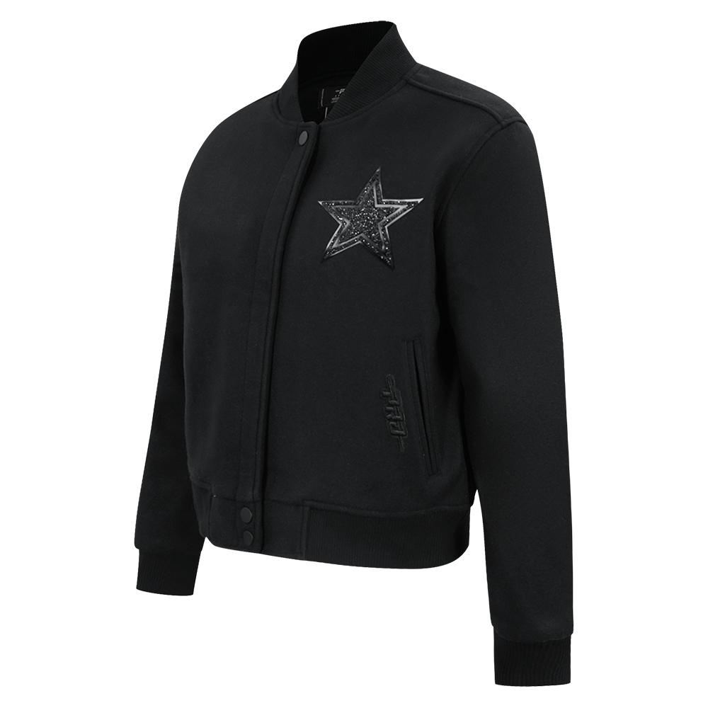 CHAMARRA UNIVERSITARIA NFL DALLAS COWBOYS WASHED CRYSTALLINE PARA MUJER