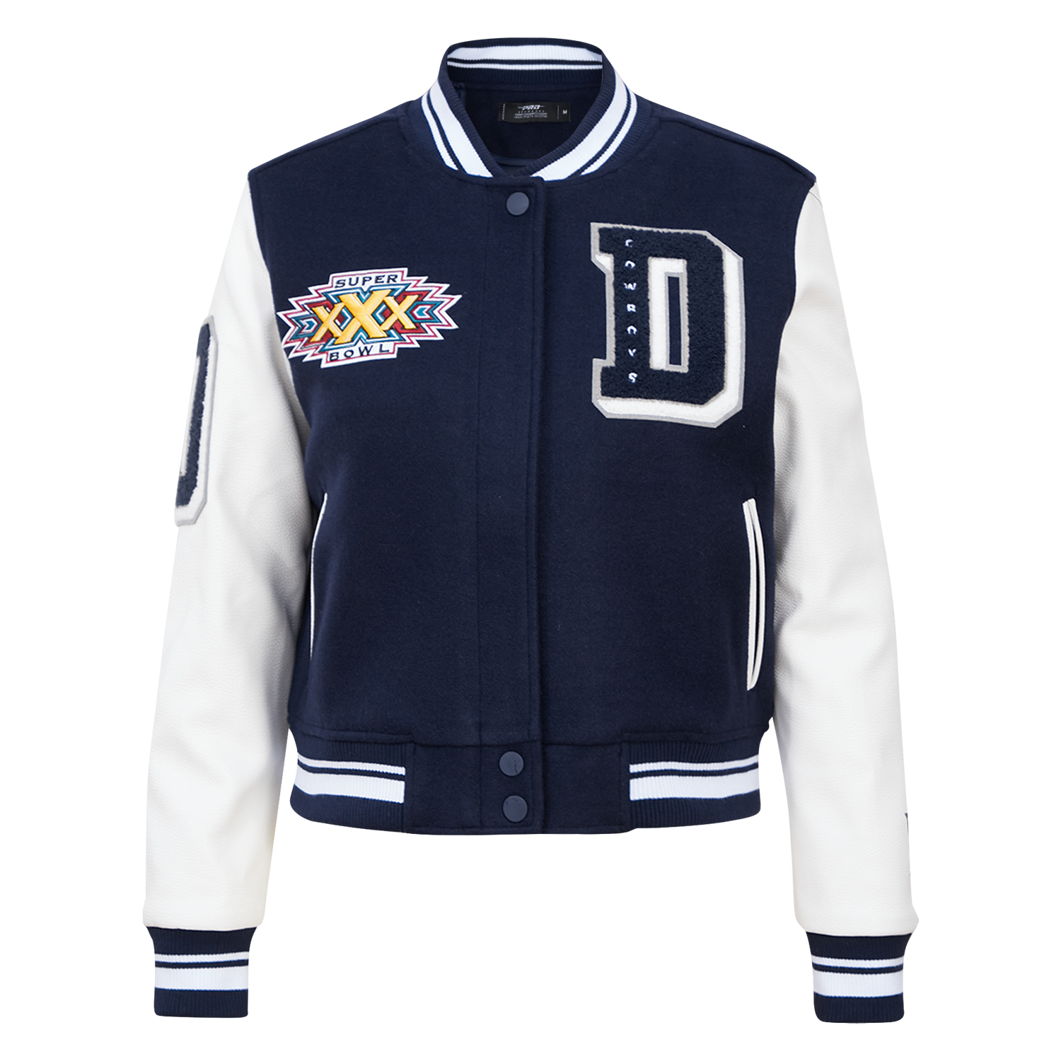 CHAMARRA UNIVERSITARIA NFL DALLAS COWBOYS MASH UP PARA MUJER