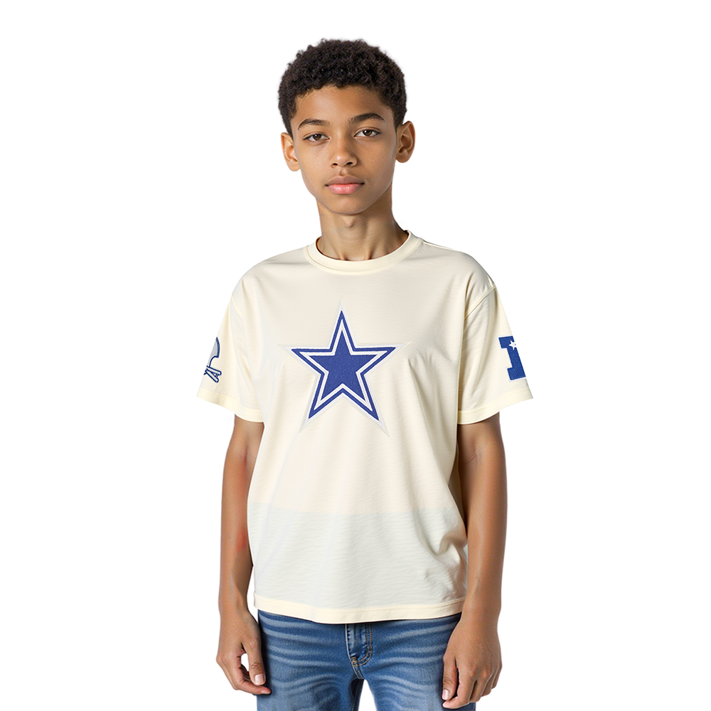 PLAYERA NFL DALLAS COWBOYS RETRO CLASSICS PARA NIÑO