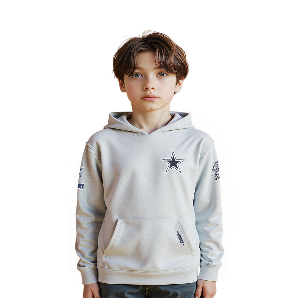 SUDADERA CON GORRO NFL DALLAS COWBOYS CLASSIC CHENILLE PARA NIÑO