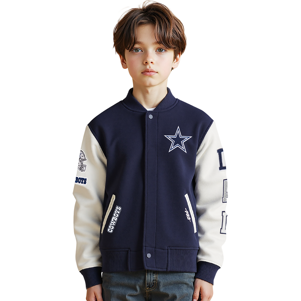 CHAMARRA UNIVERSITARIA NFL DALLAS COWBOYS CLASSIC CHENILLE PARA NIÑO