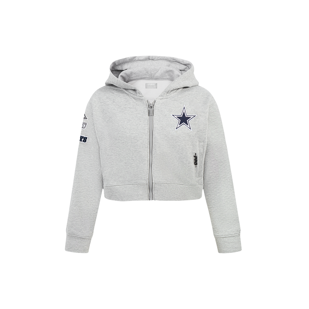 SUDADERA CON CIERRE NFL DALLAS COWBOYS CLASSIC ESSENTIALS PARA NIÑA
