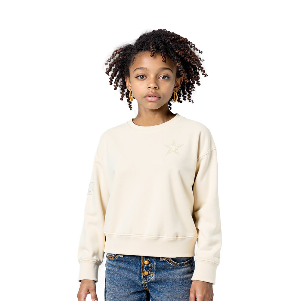 SUDADERA DE CUELLO REDONDO NFL DALLAS COWBOYS NEUTRAL PARA NIÑA