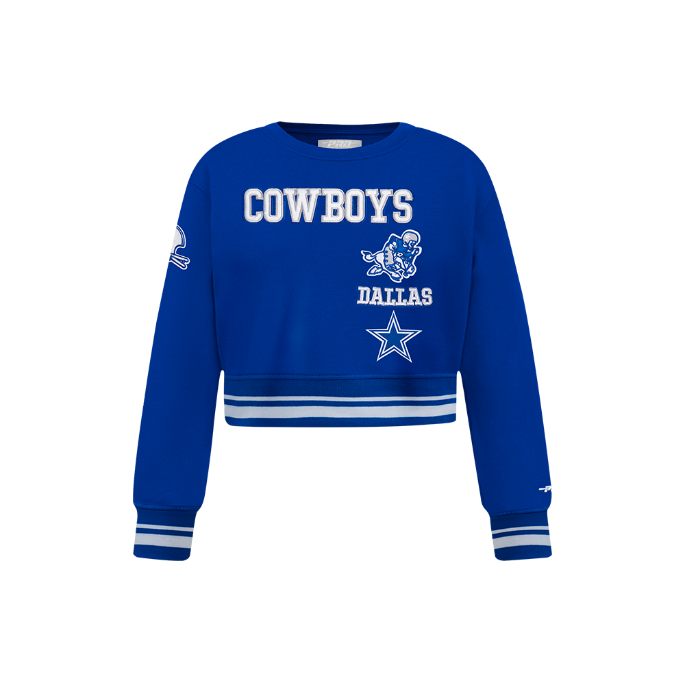 SUDADERA CON GORRO NFL DALLAS COWBOYS RETRO CLASSICS PARA NIÑA