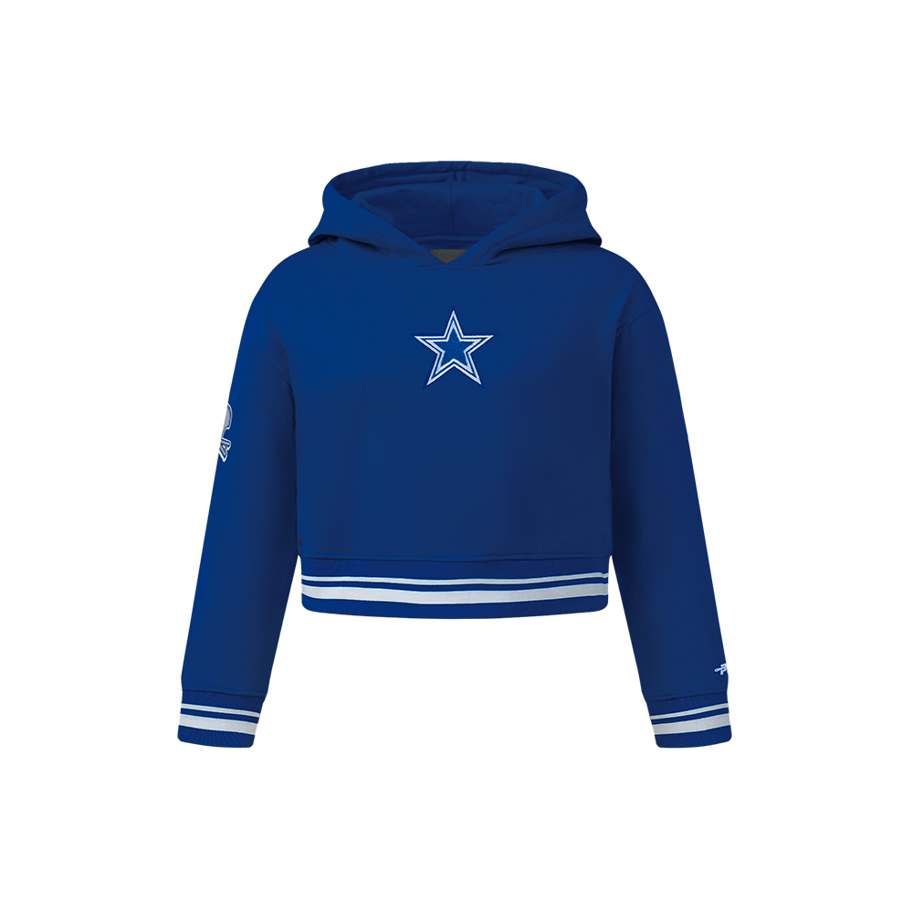 SUDADERA CON GORRO NFL DALLAS COWBOYS RETRO CLASSICS PARA NIÑA
