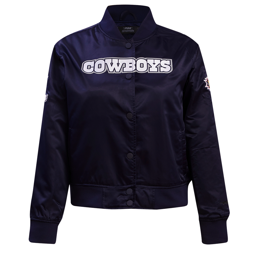 CHAMARRA DE SATÍN NFL DALLAS COWBOYS CLASSIC CHENILLE PARA MUJER
