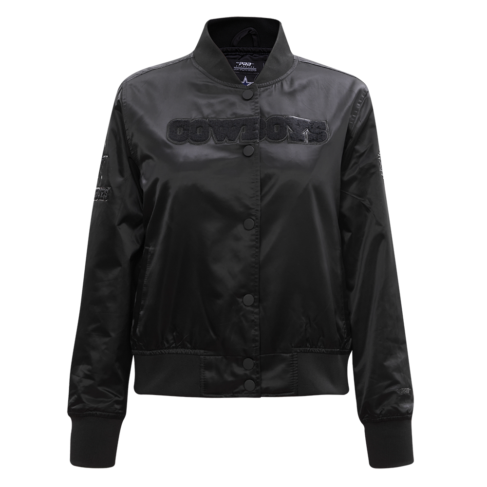 CHAMARRA DE SATÍN NFL DALLAS COWBOYS CLASSIC 3BK PARA MUJER