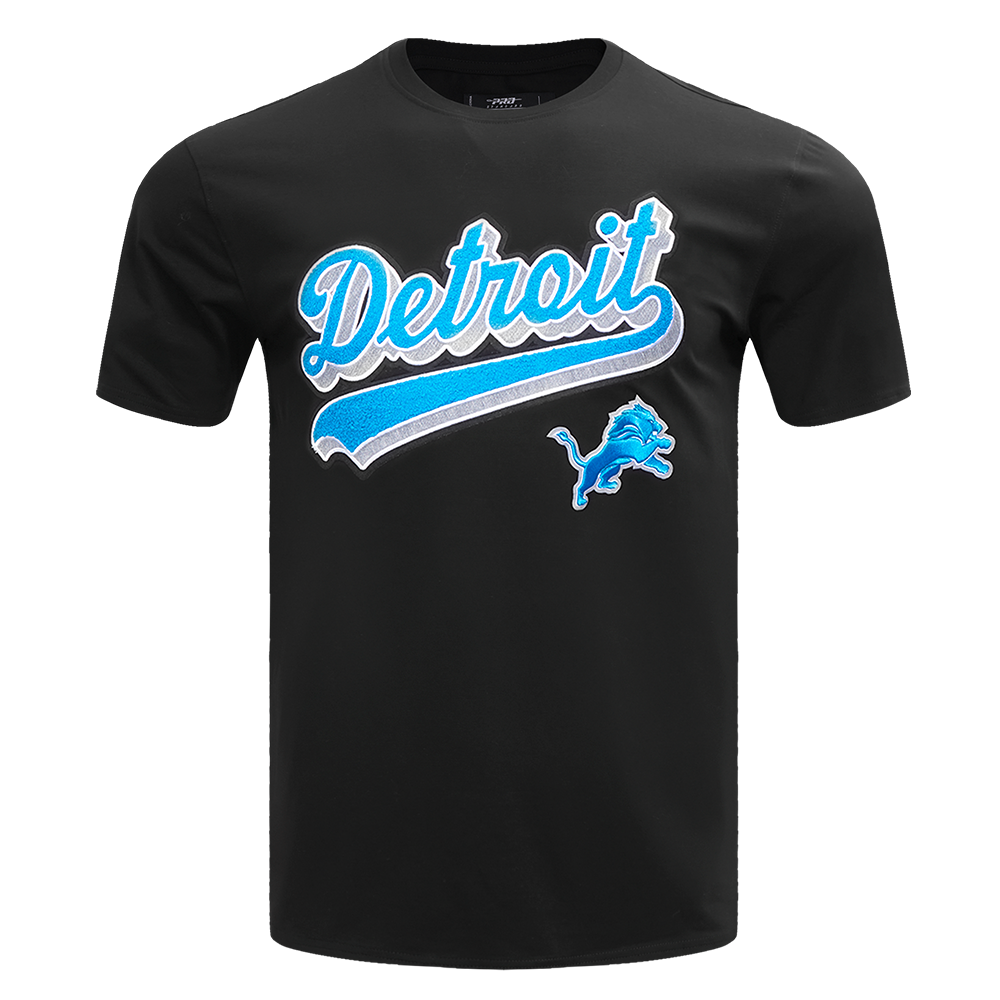PLAYERA NFL DETROIT LIONS SCRIPT TAIL