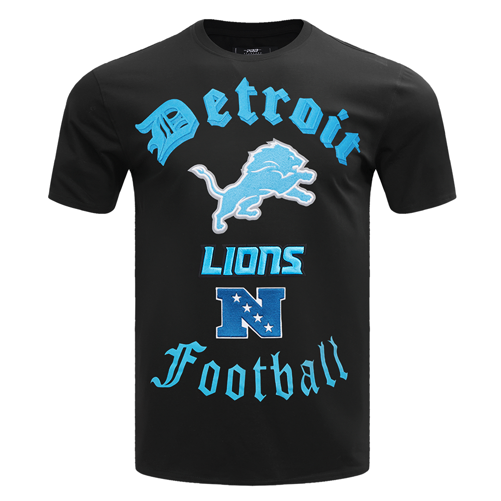 PLAYERA NFL DETROIT LIONS OLD ENGLISH