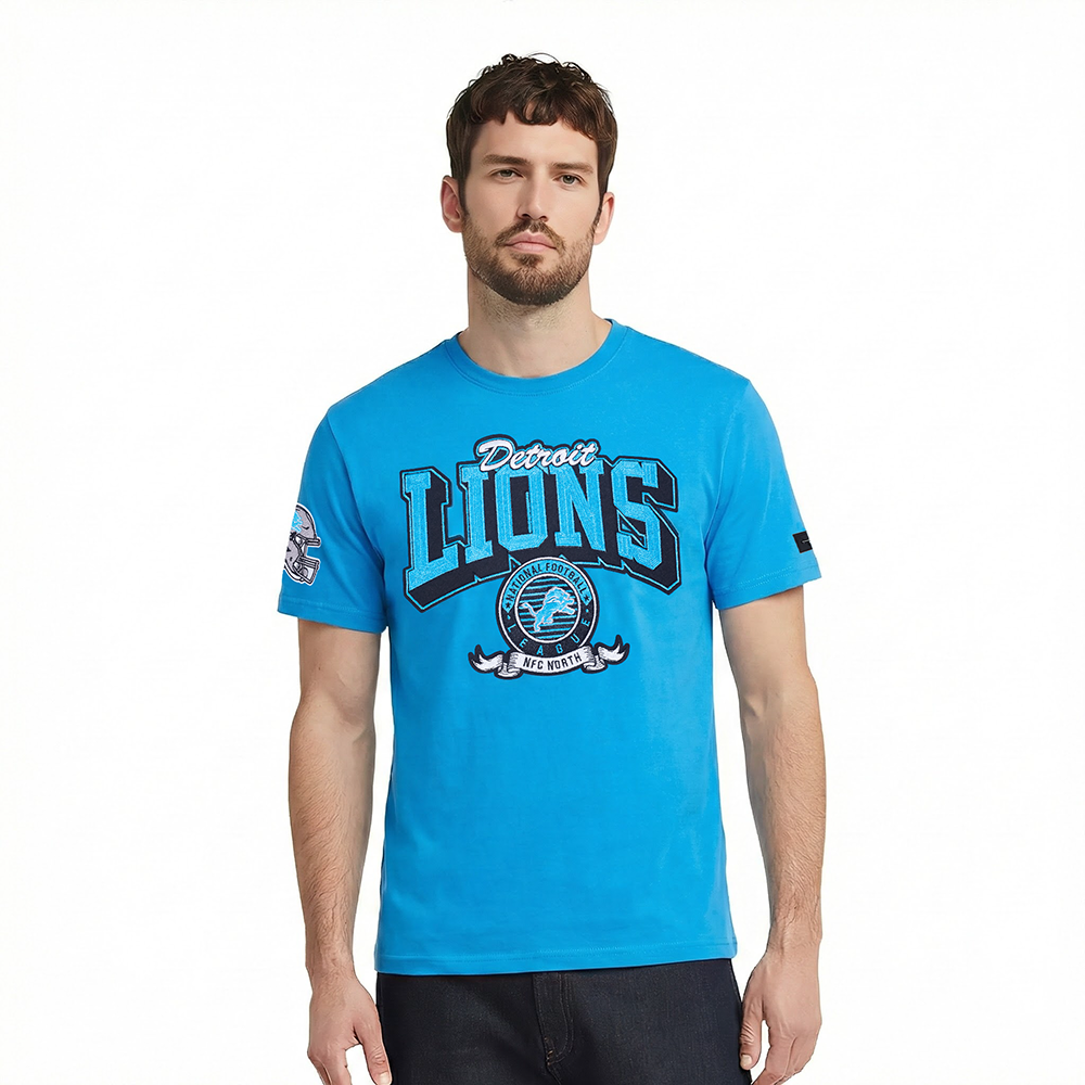 PLAYERA NFL DETROIT LIONS TEAM BADGE