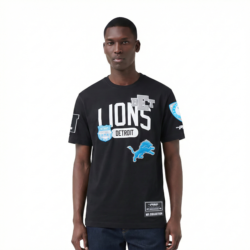 PLAYERA NFL DETROIT LIONS LETTERMAN