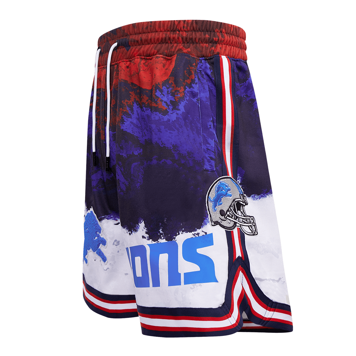 SHORTS DE BASQUETBOL NFL DETROIT LIONS CLASSIC CHENILLE