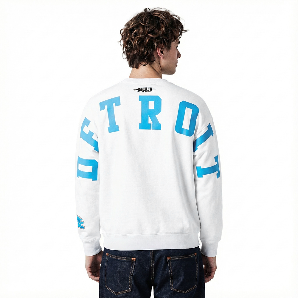 SUDADERA DE CUELLO REDONDO NFL DETROIT LIONS WINGSPAN