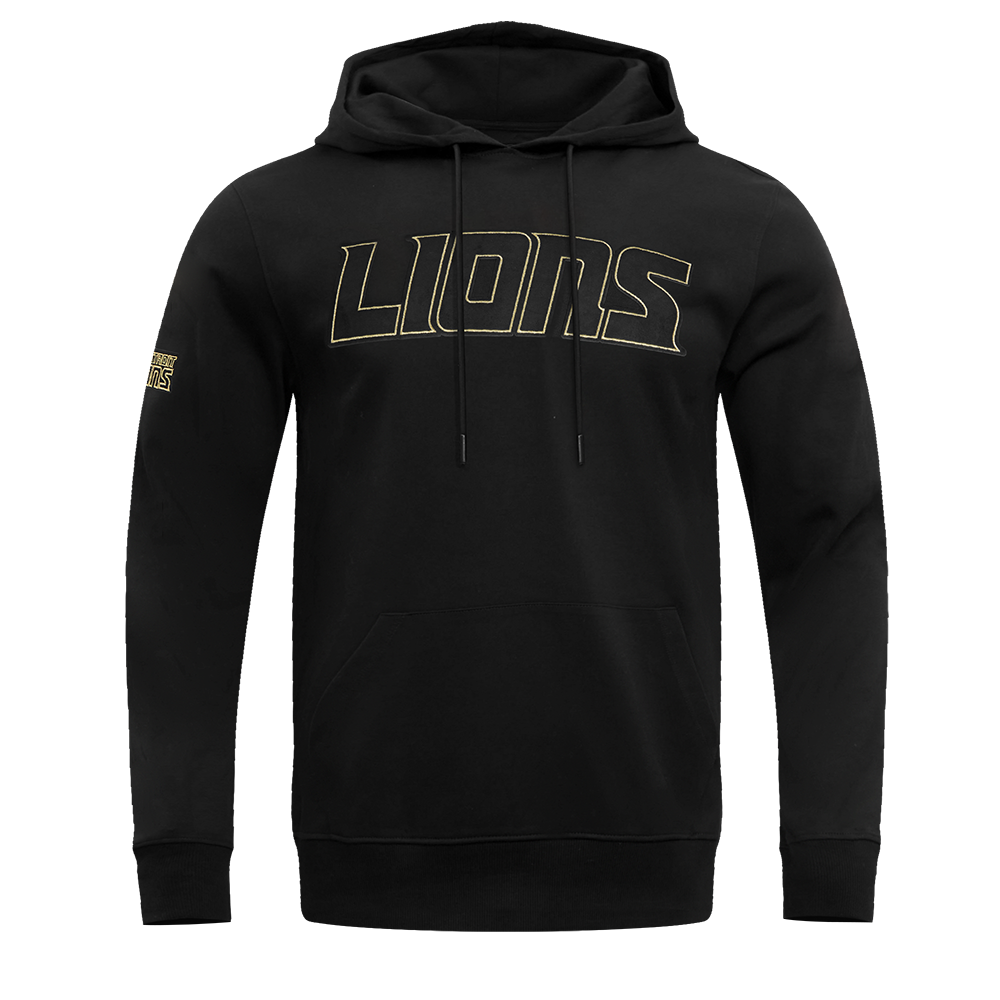 SUDADERA CON GORRO NFL DETROIT LIONS BLACK&GOLD