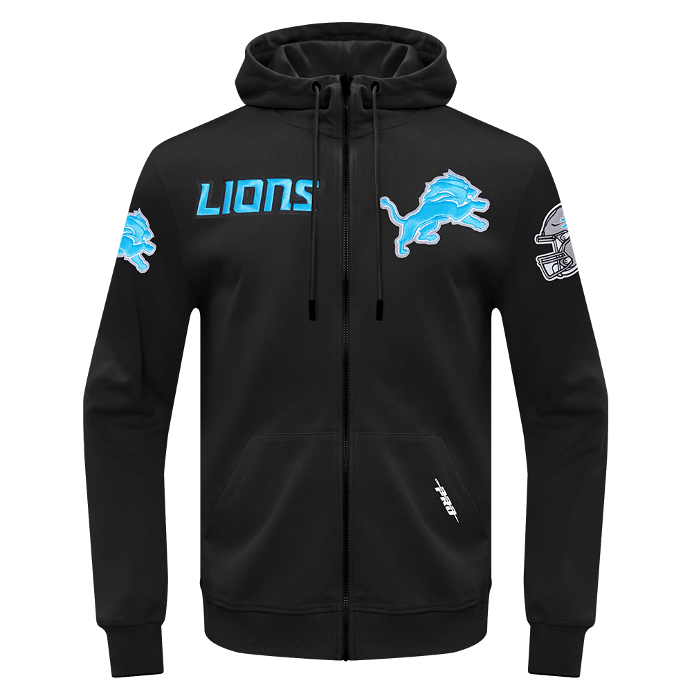SUDADERA CON CIERRE NFL DETROIT LIONS  CLASSIC WIND