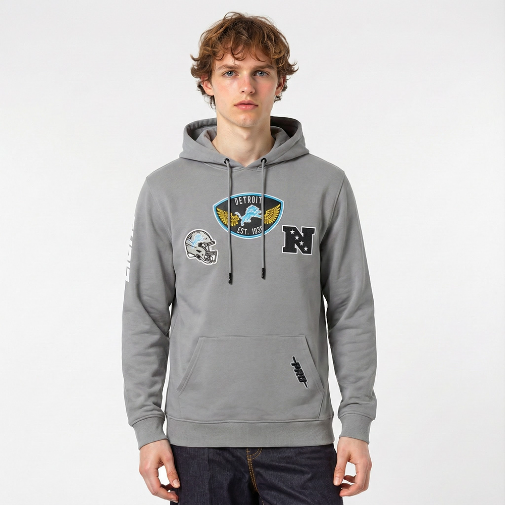 SUDADERA CON GORRO NFL DETROIT LIONS BORN FOR SPORT