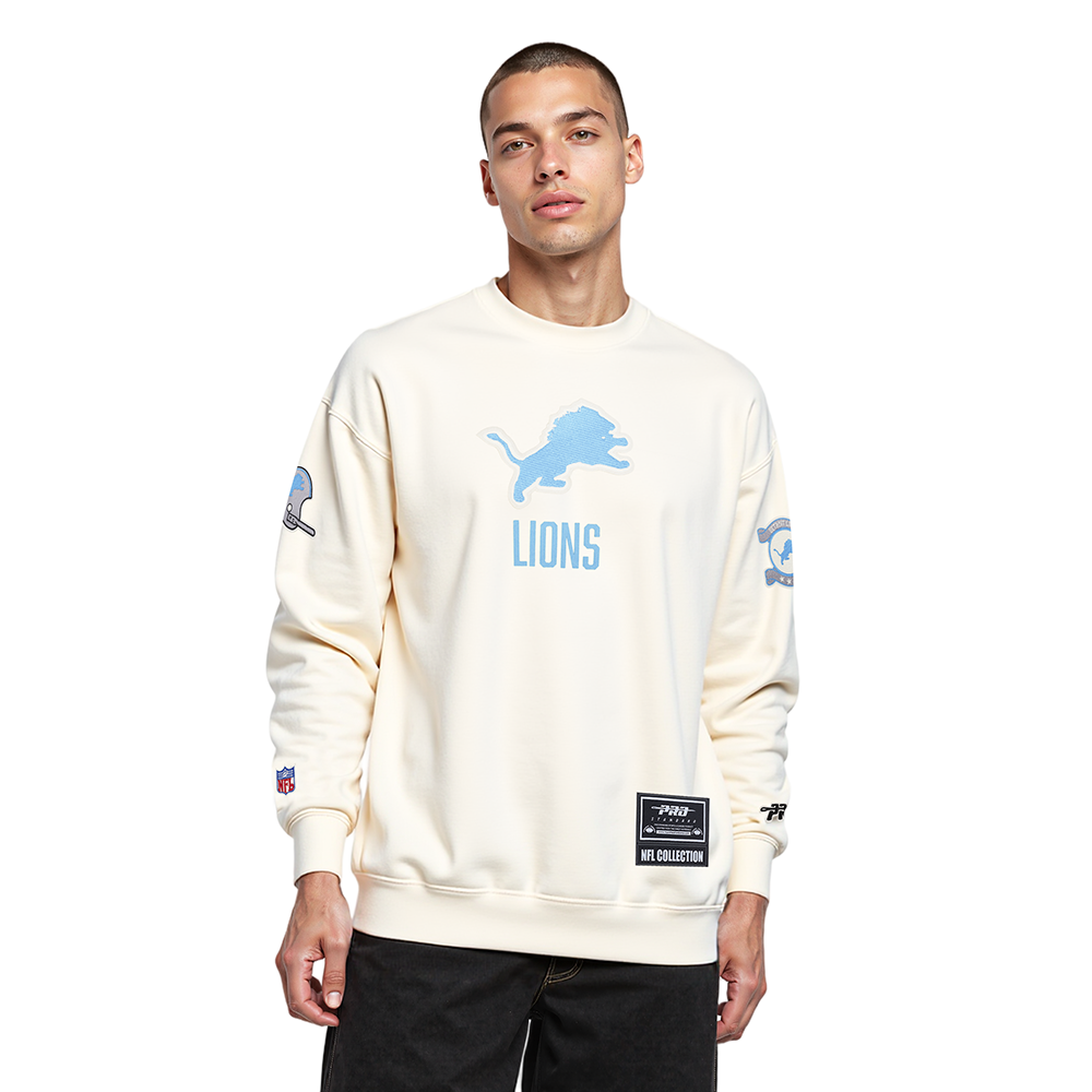 SUDADERA DE CUELLO REDONDO NFL DETROIT LIONS MODERN ORIGINALS