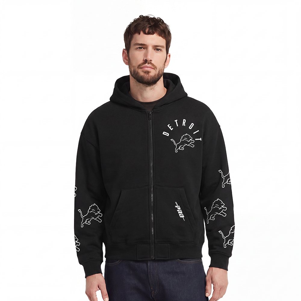 SUDADERA CON CIERRE NFL DETROIT LIONS ALL PRO