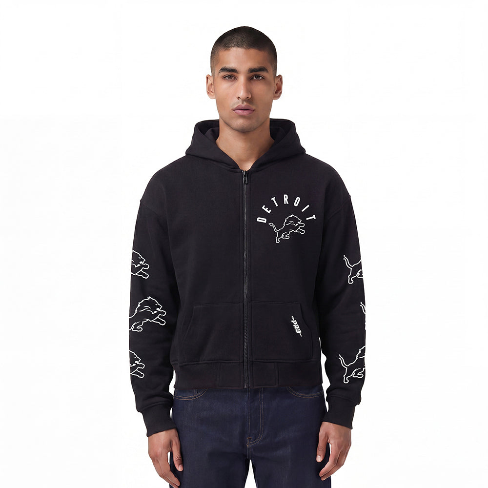 SUDADERA CON CIERRE NFL DETROIT LIONS ALL PRO