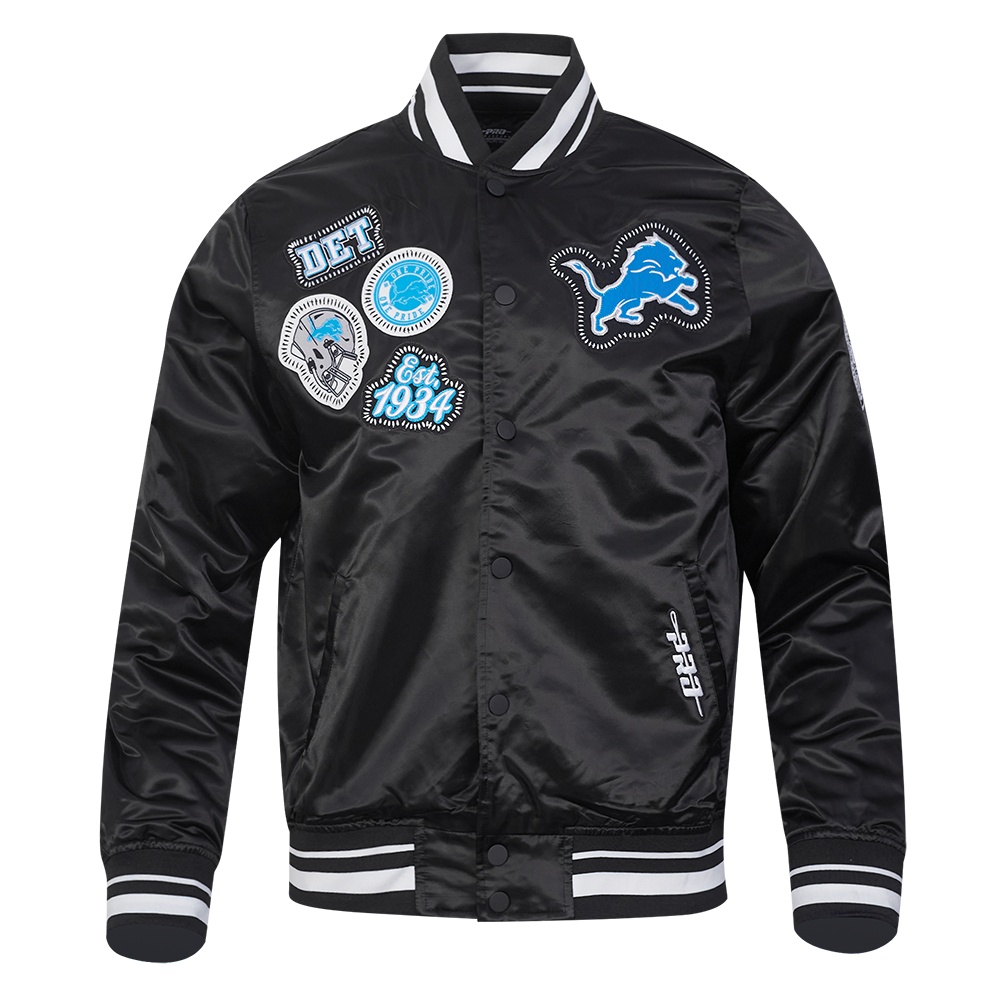 CHAMARRA DE SATÍN NFL DETROIT LIONS DIY PICK STITCH