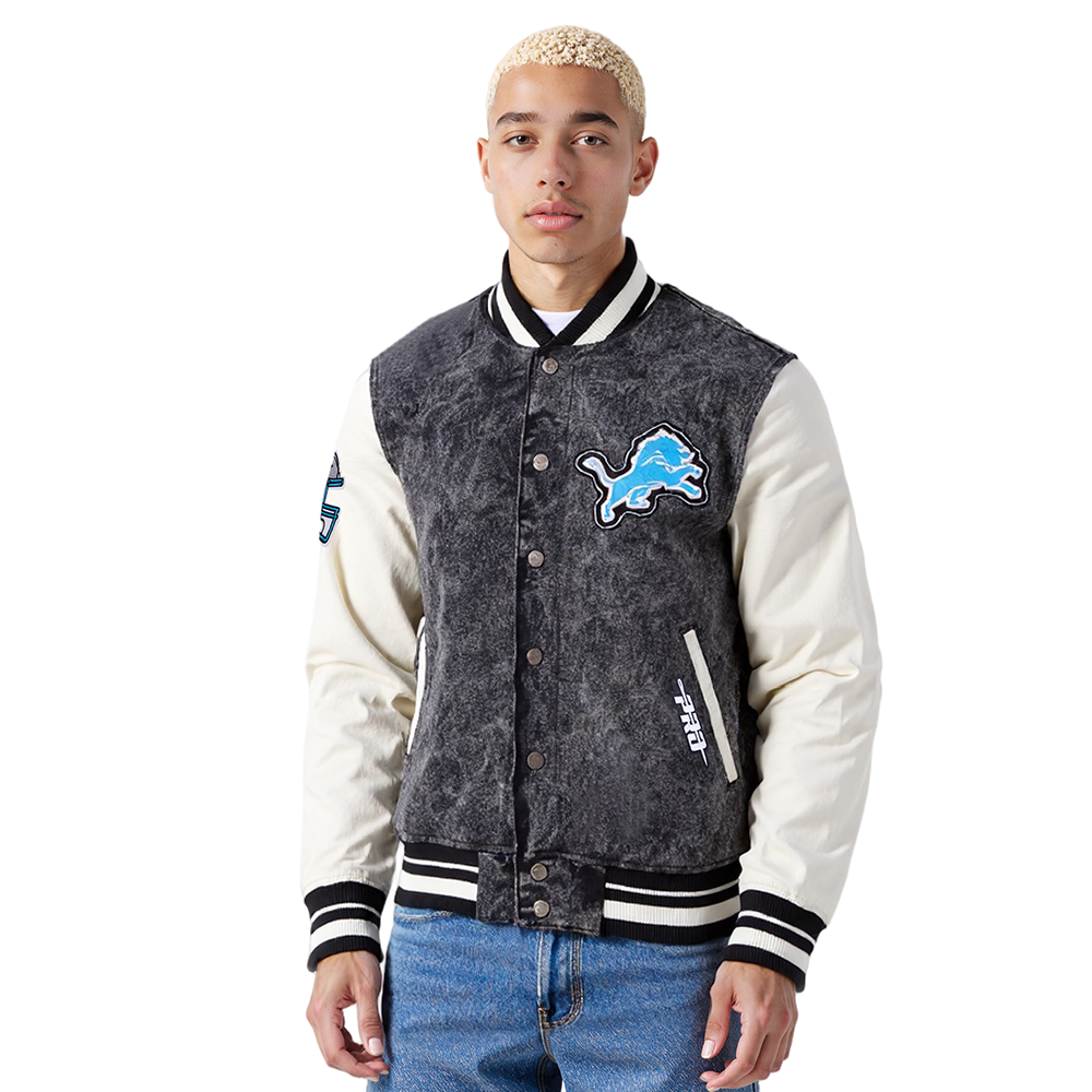 CHAMARRA UNIVERSITARIA NFL DETROIT LIONS REBEL ATHLETICS