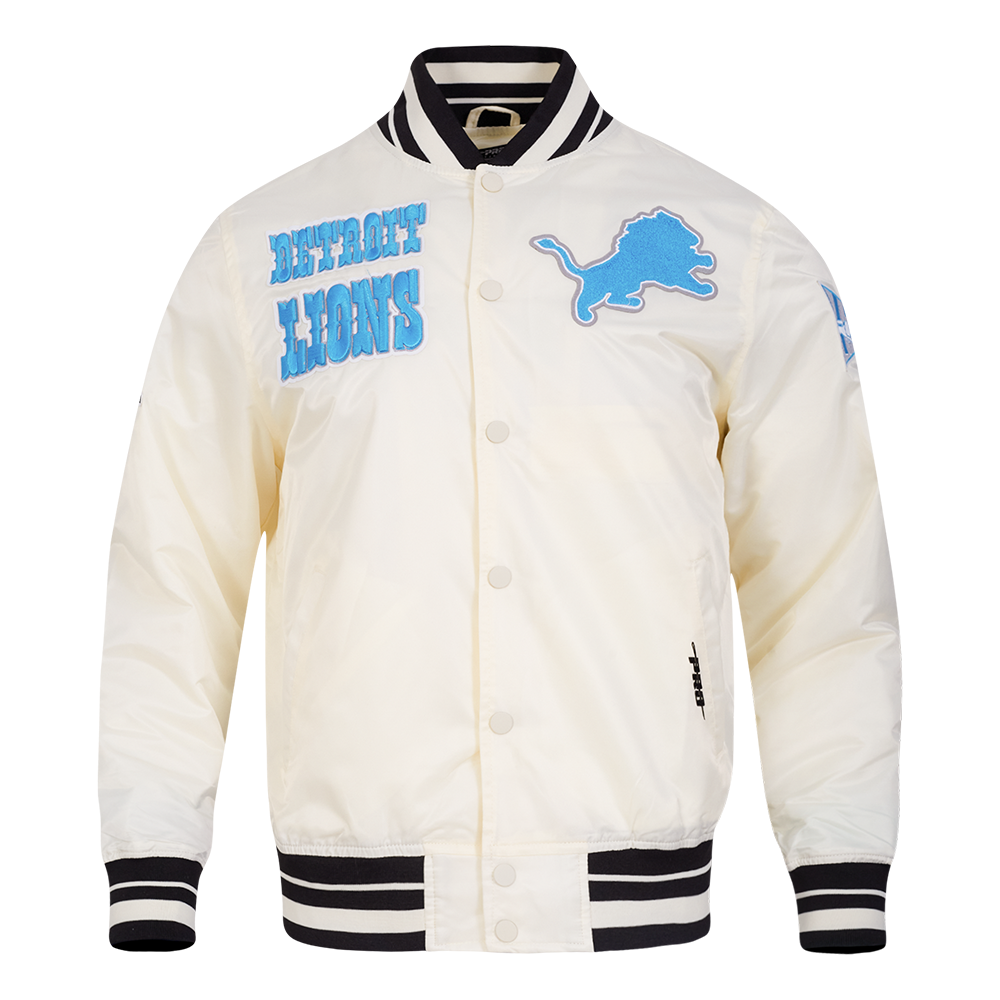 CHAMARRA DE SATÍN NFL DETROIT LIONS RETRO CLASSICS